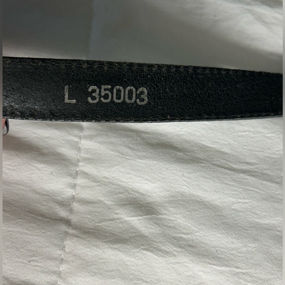 Vintage Brighton Black Belt with Silver Buckle‎ Detail Size L Made in USA - Picture 6 of 6